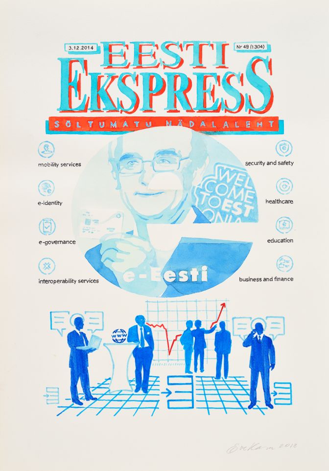 Eve Kask. Eesti Ekspress Eesti Edulugu. E-Eesti